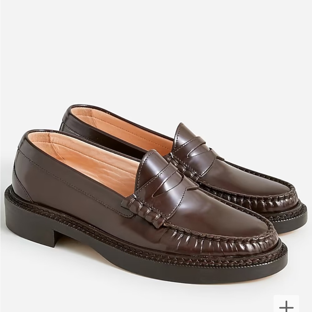 Jcrew Rowan Penny Loafer in Leather